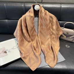 2025 Latest Women Silky Kerchief Shawl Bufanda Fashion Jacquard Scarf Ethnic Travel Scarves Printed Decorative Sun Protection