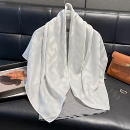 2025 Latest Women Silky Kerchief Shawl Bufanda Fashion Jacquard Scarf Ethnic Travel Scarves Printed Decorative Sun Protection