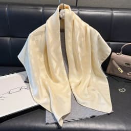 2025 Latest Women Silky Kerchief Shawl Bufanda Fashion Jacquard Scarf Ethnic Travel Scarves Printed Decorative Sun Protection