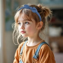 2Pcs Trendy Bow Hair Bands Girls Sweet Vintage Knotted Headband Head Hoop Children Kids Women Korean Style Headdress Accessories