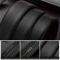 Custom Engraved Men's Belt - Personalized Automatic Buckle Belts Great Gift for Boyfriend, Father on Valentine's Day, Birthdays