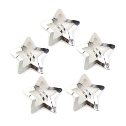 2/10Pcs Silver Star Y2K BB Hair Clips Women Grils Cute Metal Star Hair Clips Side Barrettes Hair Accessories Headwear