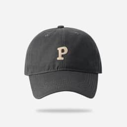 Fashion P Letter Baseball Caps Male Large Size 60cm 63cm Snapback Hats Female Ins Tide Soft Top Big Head Circumference Sun Hat