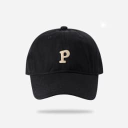 Fashion P Letter Baseball Caps Male Large Size 60cm 63cm Snapback Hats Female Ins Tide Soft Top Big Head Circumference Sun Hat