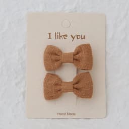 Cute Handmade Children's Hair Clips, Lovely Headwear, Trendy Baby Hair Accessories, Full coverage fabric Hairpin Bows for Girls
