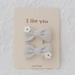 Cute Handmade Children's Hair Clips, Lovely Headwear, Trendy Baby Hair Accessories, Full coverage fabric Hairpin Bows for Girls