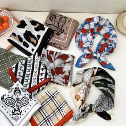 65*65cm Headband Hairband Bandanas Hair Scarf Square Scarf Hairscarf Headscarf Turban Shawl Wrap