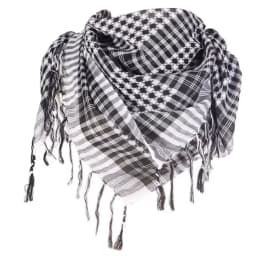 New Large Arab Shemagh Headscarf with Tassel Costume Head Neck Scarf Bandana Keffiyeh for Men Women