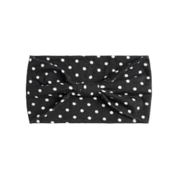 Wide Headbands for Women Polka Dots Knotted Headwrap Turban Yoga Workout Head Bands Boho Stretch Cotton Bandana Hair Accessories