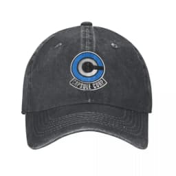 Capsule Corp Denim Baseball Cap Popular Desgin Sport Trucker Hat Summer Dropshipping Man Trendy Print Baseball Caps