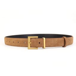 Factory Women's Leather Belt with Needle Buckle Suede Waist Belt Cowhide Versatile Decoration Jeans Waist Belt