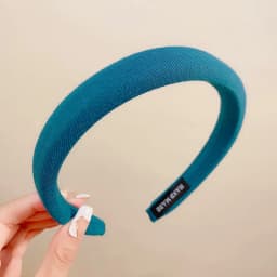 Rose Red Wide-brimmed Sponge Hair Band Women Fairy Temperament Headband Tweed Head Hoop Hairband Princess Girls Hair Accessories