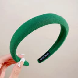 Rose Red Wide-brimmed Sponge Hair Band Women Fairy Temperament Headband Tweed Head Hoop Hairband Princess Girls Hair Accessories
