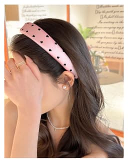 Rose Red Wide-brimmed Sponge Hair Band Women Fairy Temperament Headband Tweed Head Hoop Hairband Princess Girls Hair Accessories