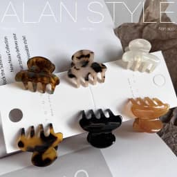 New Sweet Small Mini Hair Claws Acetate Hair Clips for Women Girl Barrettes Crab Clamp Ponytail Hairpin Fashion Accessorie