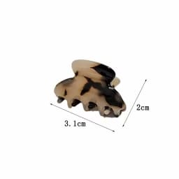 New Sweet Small Mini Hair Claws Acetate Hair Clips for Women Girl Barrettes Crab Clamp Ponytail Hairpin Fashion Accessorie