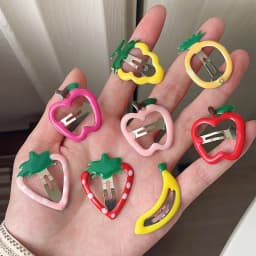 Hot Sweetly Strawberry Fruit BB Hair Claw Side Clips for Women Girls Kids Child Hairpin Gift Hair Accessories Headwear Ornament