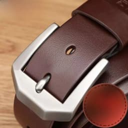 Casual Leather Belt for Men Middle Young Generation Youth Style Guangzhou Sanli Buckle Waist Belt Korean Version