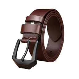 Casual Leather Belt for Men Middle Young Generation Youth Style Guangzhou Sanli Buckle Waist Belt Korean Version