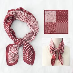 Luxury Paisley Print Small Square Scarf Simulated Silk Thin Neck Scarf Mature Style Sunscreen Headscarf For Women 70*70cm