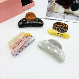 1 Pcs women's Hair claws Flower Snail Angel Cute Personalized Versatile Hair grabs High Quality Luxury Brand Hair Accessories