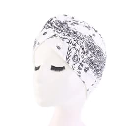 New Flower Print Knot Turban Hat Bandana Cancer Chemo Beanies Headwrap Caps Bonnet Elastic Hair Headband Inner Hijabs Turbante