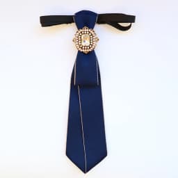 Vintage Fabric Bow Tie for Women Crystal Fashion College Style Necktie Shirt Collar School Uniform Tie Jewelry Accessories
