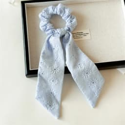 2025 New Year Japanese Mori Girl Style Cute Hair Ribbons For Women Fresh Aesthetic Hair Scrunchies Ribbons For Pigtail