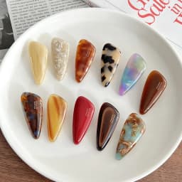 Korean FRANCE triangular duckbill clip French side bangs clip hair accessory