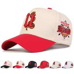 Unisex U Letter Snake Embroidery Baseball Caps Spring and Autumn Outdoor Adjustable Casual Hats Hip Hop Hat Sunscreen Hat
