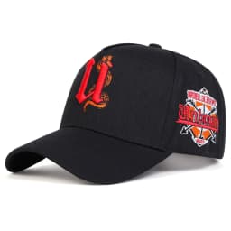 Unisex U Letter Snake Embroidery Baseball Caps Spring and Autumn Outdoor Adjustable Casual Hats Hip Hop Hat Sunscreen Hat