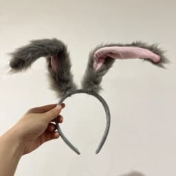 Woman Plush Lion Ear Headband Carnivals Cosplay Animes Character Hair Decor Makeup Live Broadcast Cosplay Party Headpieces