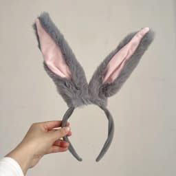Woman Plush Lion Ear Headband Carnivals Cosplay Animes Character Hair Decor Makeup Live Broadcast Cosplay Party Headpieces