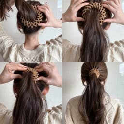 1pc Convenient Bird Nest Hair Clip for Women Retro Ponytail Buckle Velvet Hair Claw Fashion Girls Hair Clamp Hair Accessories