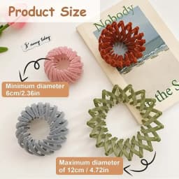 1pc Convenient Bird Nest Hair Clip for Women Retro Ponytail Buckle Velvet Hair Claw Fashion Girls Hair Clamp Hair Accessories
