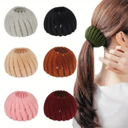 1pc Convenient Bird Nest Hair Clip for Women Retro Ponytail Buckle Velvet Hair Claw Fashion Girls Hair Clamp Hair Accessories