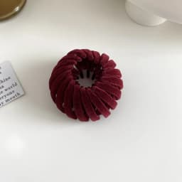 1pc Convenient Bird Nest Hair Clip for Women Retro Ponytail Buckle Velvet Hair Claw Fashion Girls Hair Clamp Hair Accessories