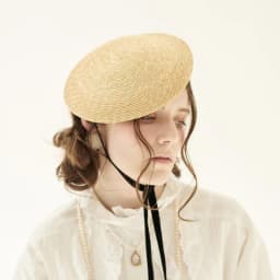 New One Piece French Elegant Strap Natural Straw Fadora Hat For Woman Summer Vintage Photo Runway Vacation Hat With Black Ribbon
