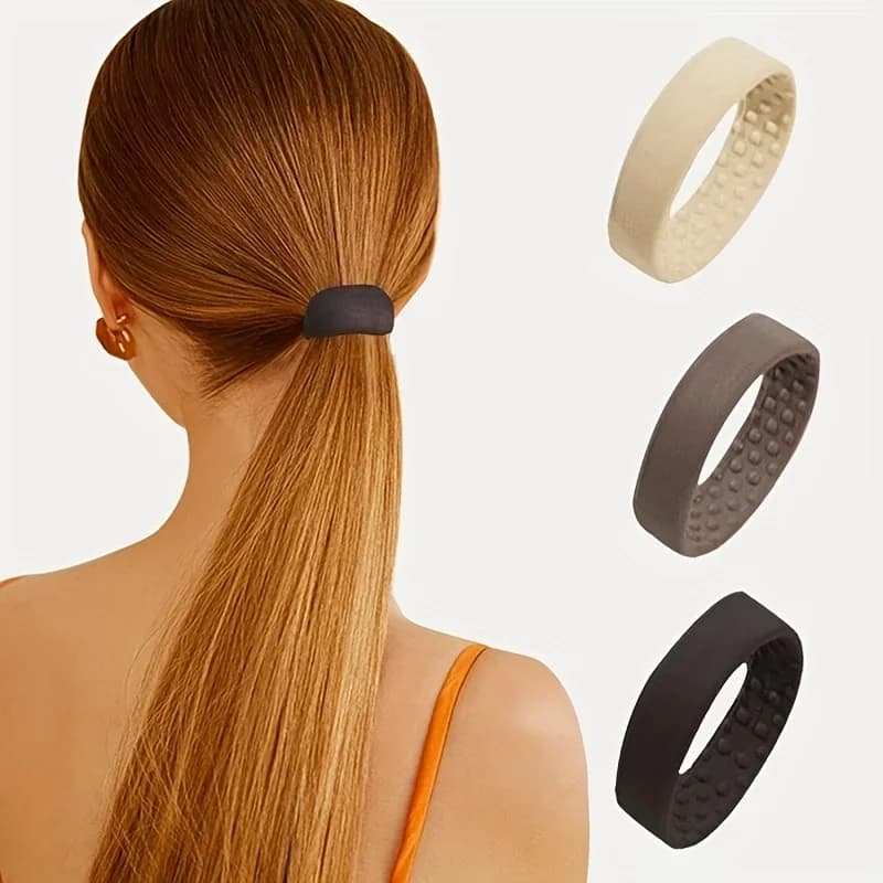 1-piece set, silicone foldable headband, does not harm the scalp and can be folded for hair styling