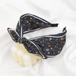 Fashion Paisley Headband for Women Wide-Brimmed Floral Hairband with Bow Tie and Rabbit Ears Turban Headwrap Girls Accessories