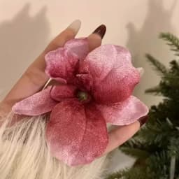 Super Delicate Flower Hair Clip Seaside Atmosphere Clip Photo Hair Accessories Duckbill Clip Lily Hairpins Side Clips
