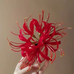 Super Delicate Flower Hair Clip Seaside Atmosphere Clip Photo Hair Accessories Duckbill Clip Lily Hairpins Side Clips