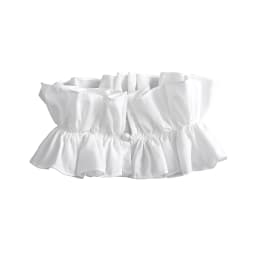 Women's Solid Colour Black White Vertical Cotton Fake Collar Ruffled Neck Collar Fashion Lace False Collar Four Seasons