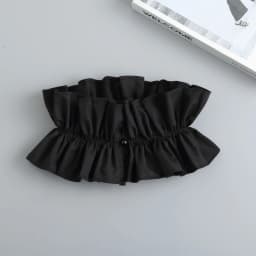 Women's Solid Colour Black White Vertical Cotton Fake Collar Ruffled Neck Collar Fashion Lace False Collar Four Seasons