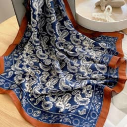 Luxury Fashion 70cm Satin Square Silk Scarf For Women Hair Hand Neckerchief Wrist Hijab Wraps Lady Shawl Ribbon Bandana