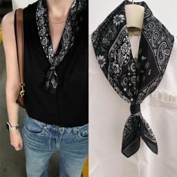 Luxury Fashion 70cm Satin Square Silk Scarf For Women Hair Hand Neckerchief Wrist Hijab Wraps Lady Shawl Ribbon Bandana