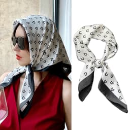 Luxury Fashion 70cm Satin Square Silk Scarf For Women Hair Hand Neckerchief Wrist Hijab Wraps Lady Shawl Ribbon Bandana