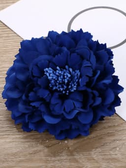 Fashion Peony Flower Women Hair Clip DIY Straw Hat Accessories Beach Holiday Bohemia Emulation Girl Hair Barrettes Headband