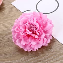 Fashion Peony Flower Women Hair Clip DIY Straw Hat Accessories Beach Holiday Bohemia Emulation Girl Hair Barrettes Headband