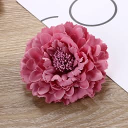 Fashion Peony Flower Women Hair Clip DIY Straw Hat Accessories Beach Holiday Bohemia Emulation Girl Hair Barrettes Headband
